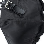 Prada Drawstring Backpack Black Nylon Canvas — view 8