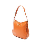 Prada Zip Hobo Orange Saffiano Leather — view 2