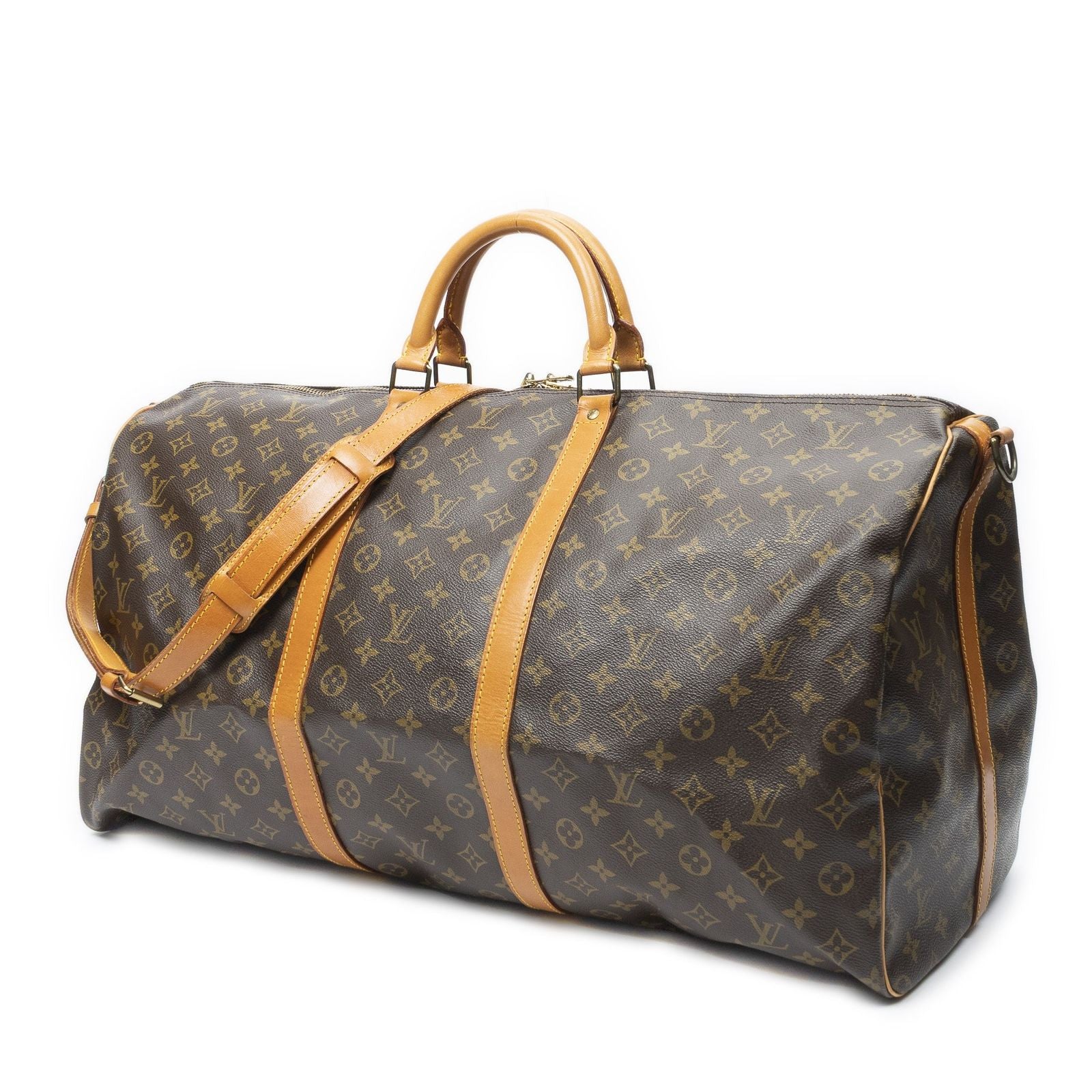 Louis Vuitton Keepall Bandouliere Brown Monogram Canvas — view 2