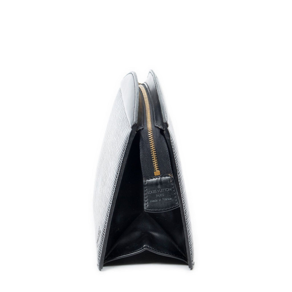 Louis Vuitton Trousse Crete Black Epi Handbag — view 3