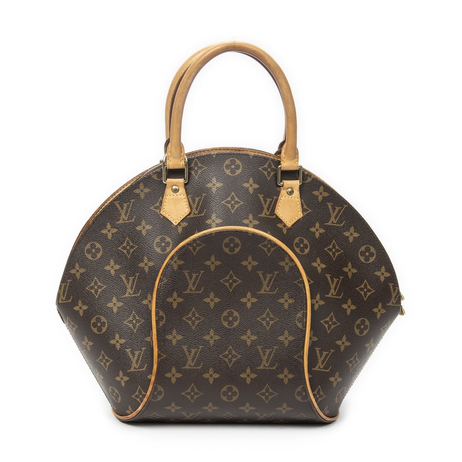 Louis Vuitton Ellipse Brown Monogram Canvas Handbag — view 5