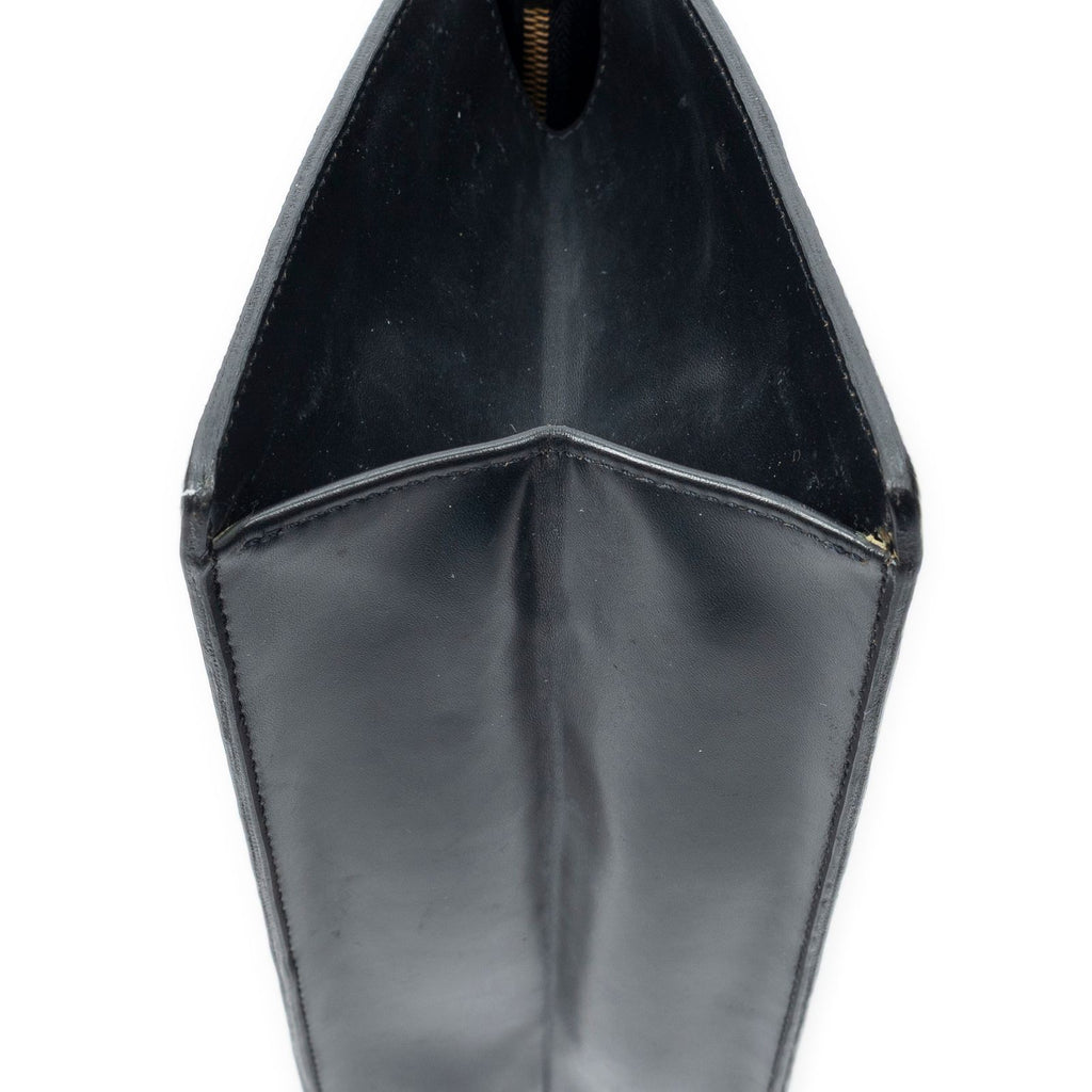 Louis Vuitton Trousse Crete Black Epi Handbag — view 8