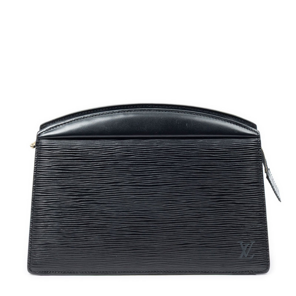 Louis Vuitton Trousse Crete Black Epi Handbag