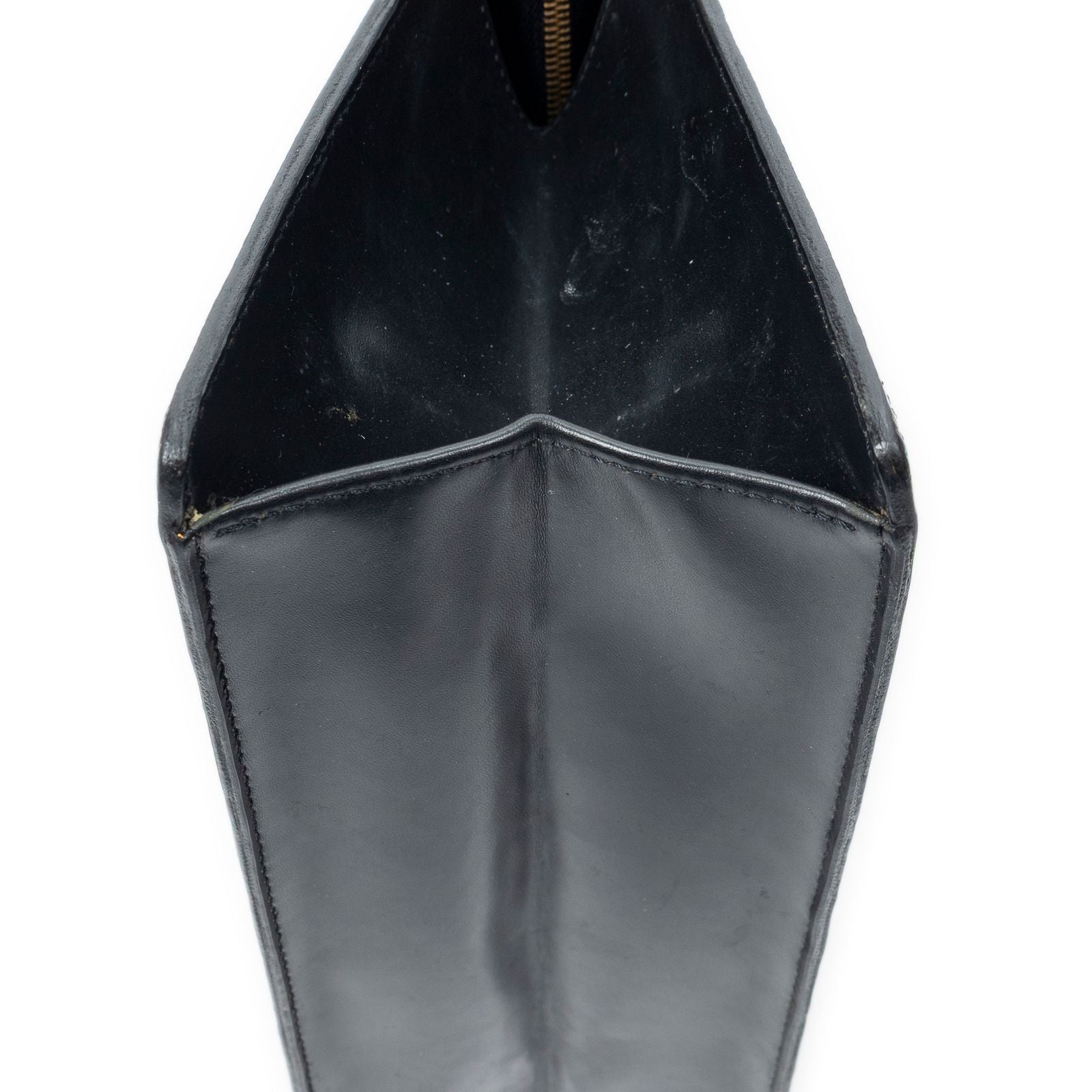 Louis Vuitton Trousse Crete Black Epi Handbag — view 7