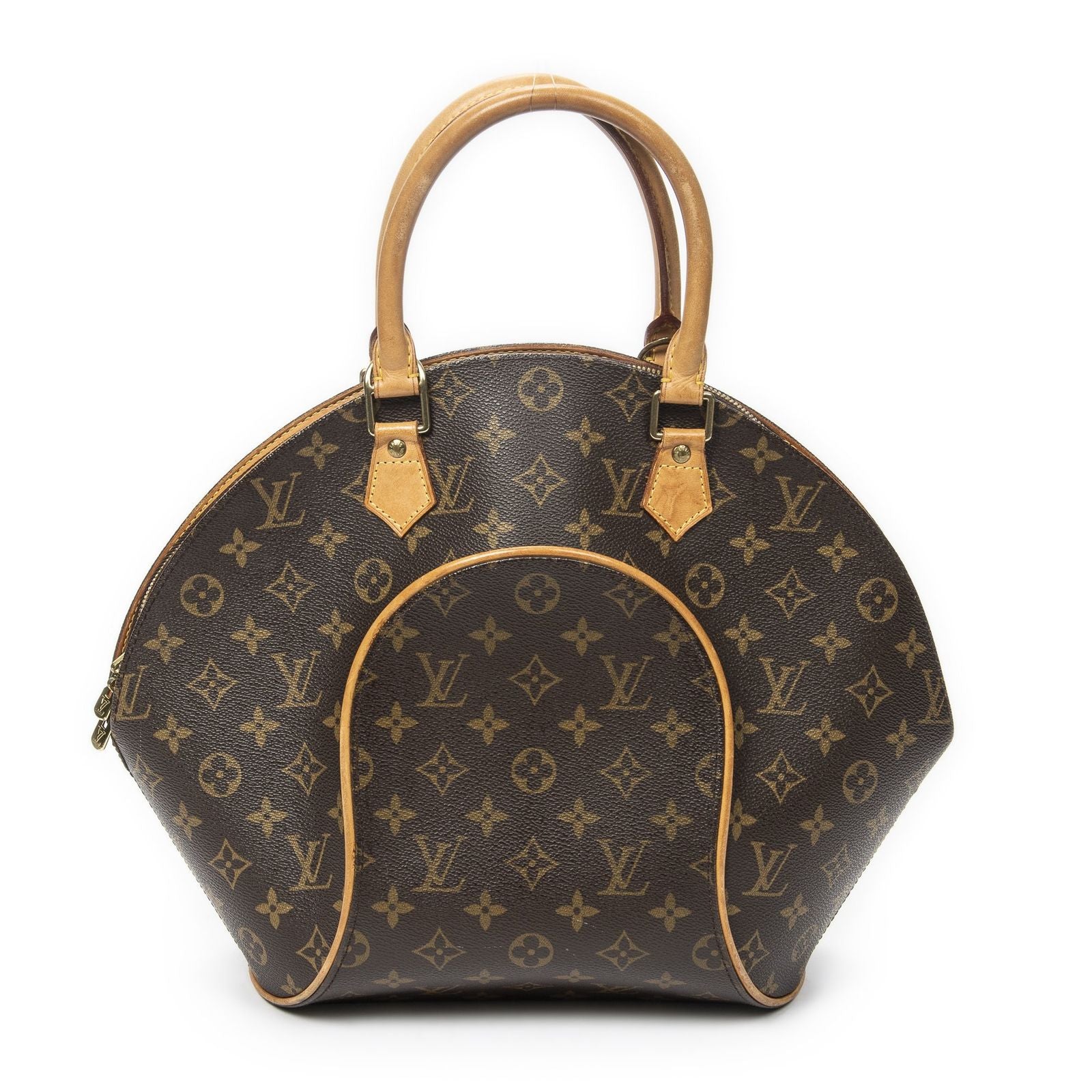 Louis Vuitton Ellipse Brown Monogram Canvas Handbag