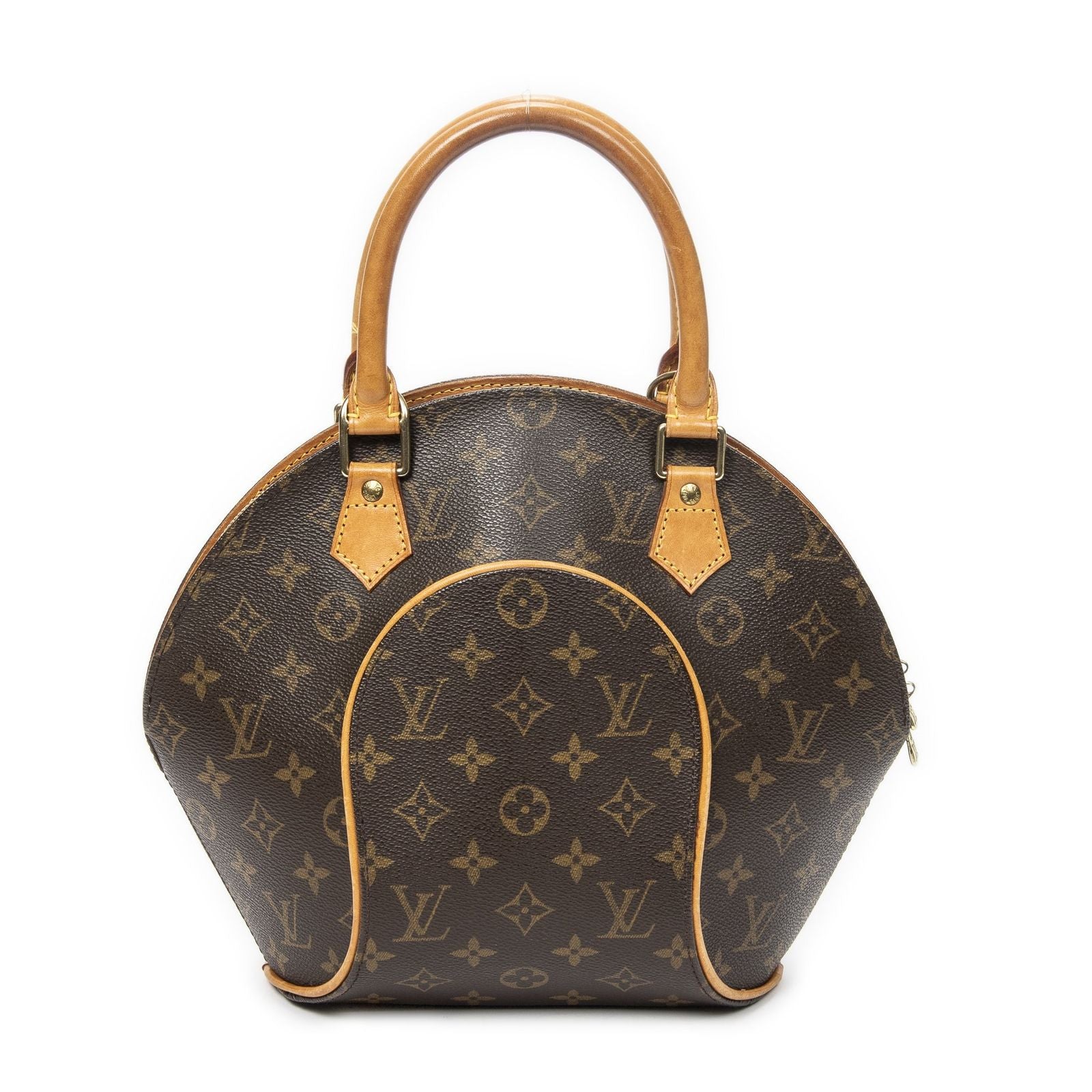 Louis Vuitton Ellipse Brown Monogram Canvas Handbag — view 5