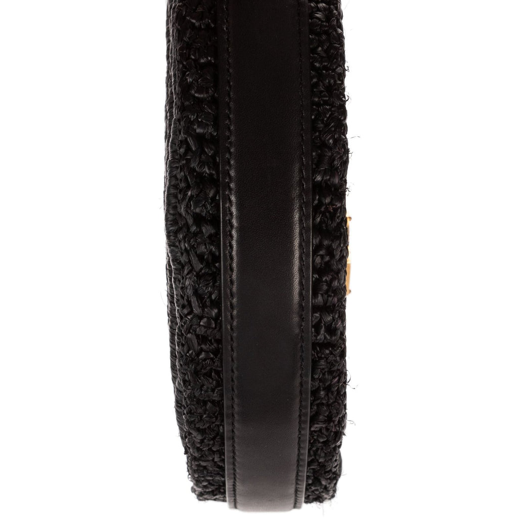 Saint Laurent Limited Edition Loulou Camera Round Black Spiral Embellishment — view 8