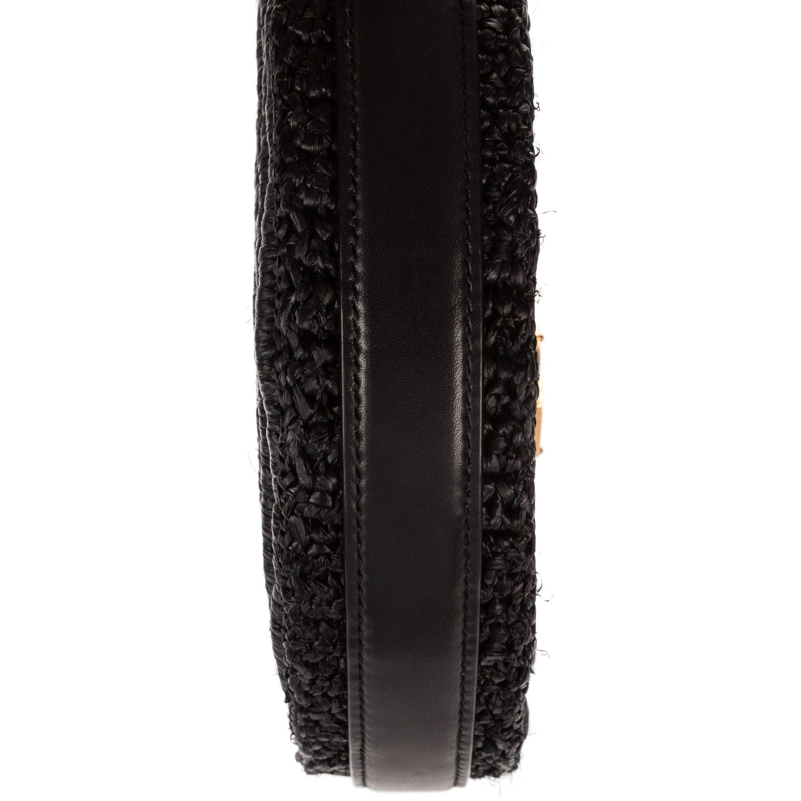 Saint Laurent Limited Edition Loulou Camera Round Black Spiral Embellishment — view 8