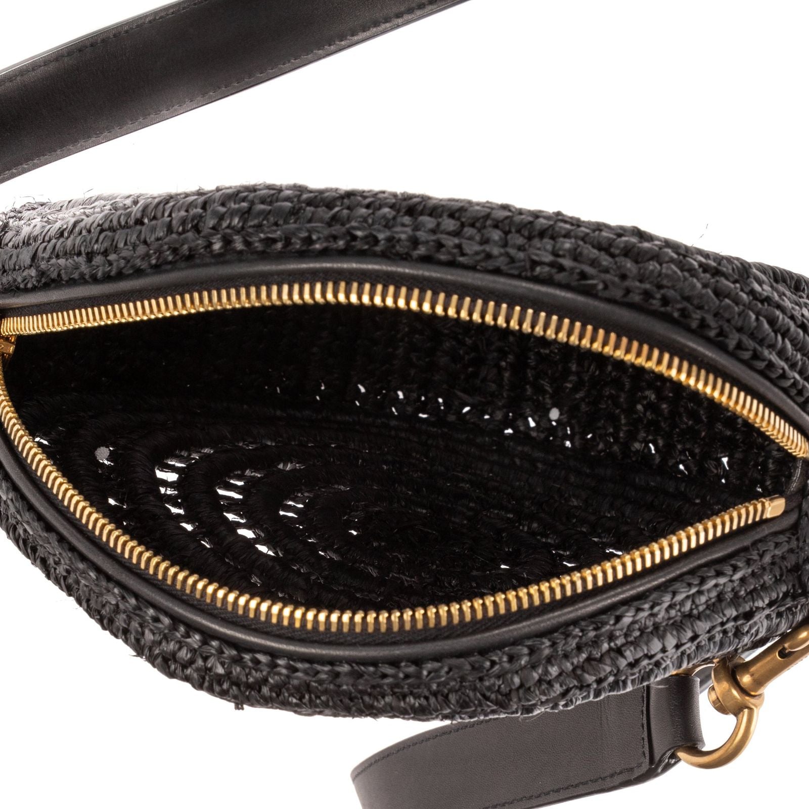Saint Laurent Limited Edition Loulou Camera Round Black Spiral Embellishment — view 9
