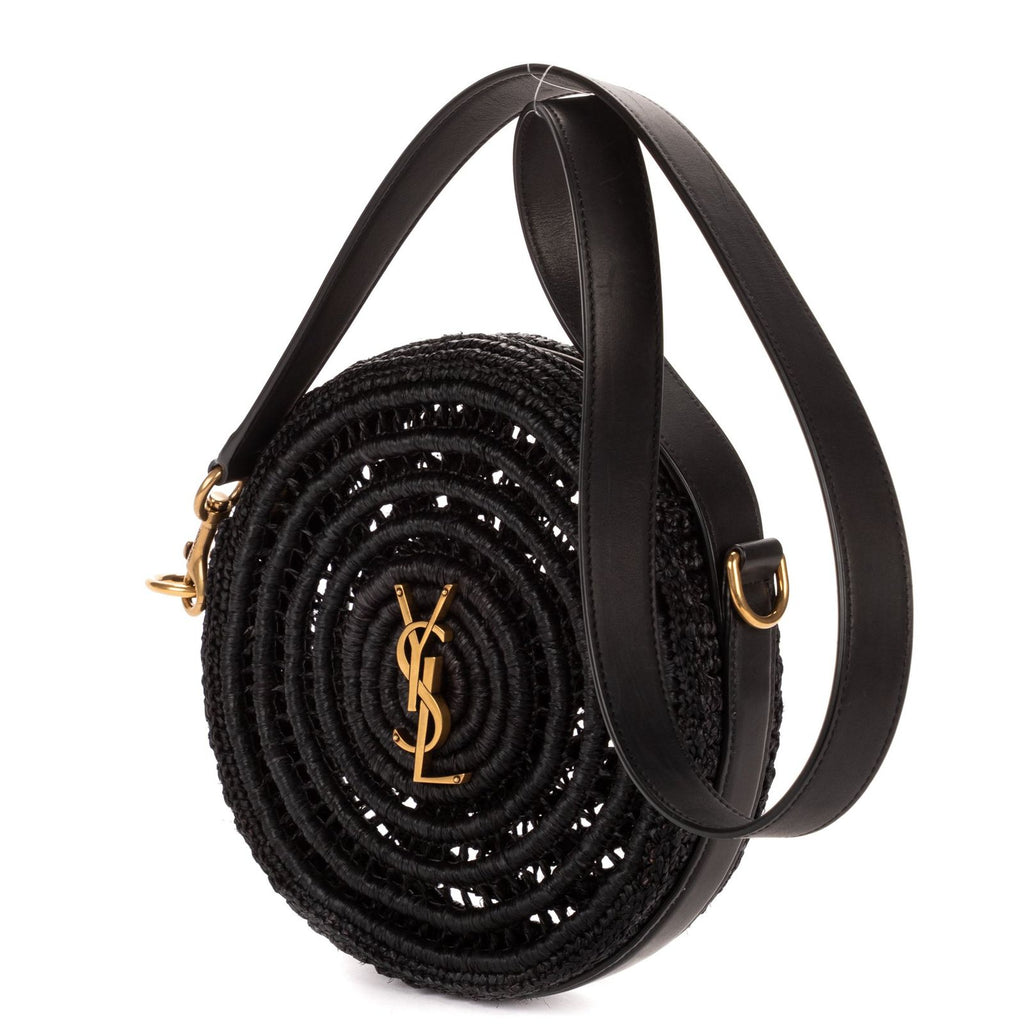 Saint Laurent Limited Edition Loulou Camera Round Black Spiral Embellishment — view 2