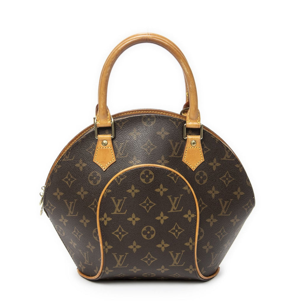 Louis Vuitton Ellipse Brown Monogram Canvas Handbag