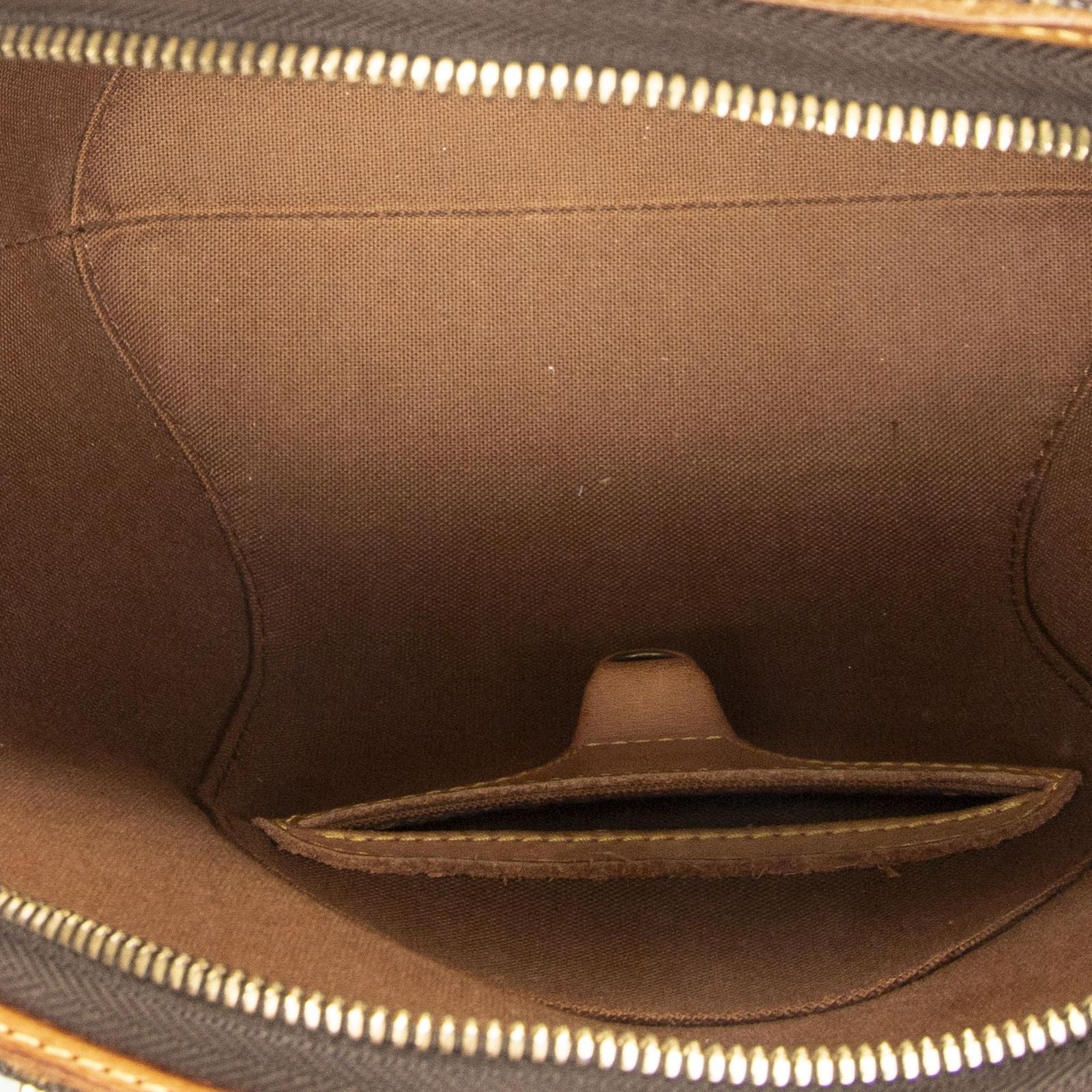 Louis Vuitton Ellipse Brown Monogram Canvas Handbag — view 9