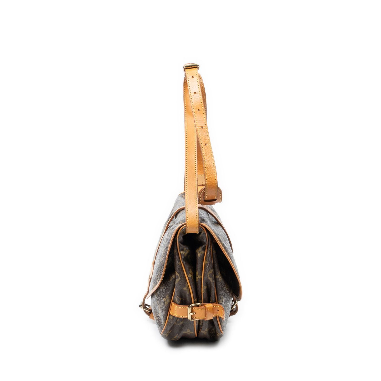 Louis Vuitton Saumur Brown Monogram Canvas — view 3