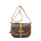 Louis Vuitton Saumur Brown Monogram Canvas — view 5