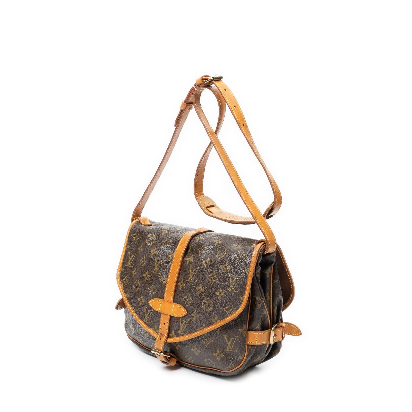 Louis Vuitton Saumur Brown Monogram Canvas — view 2