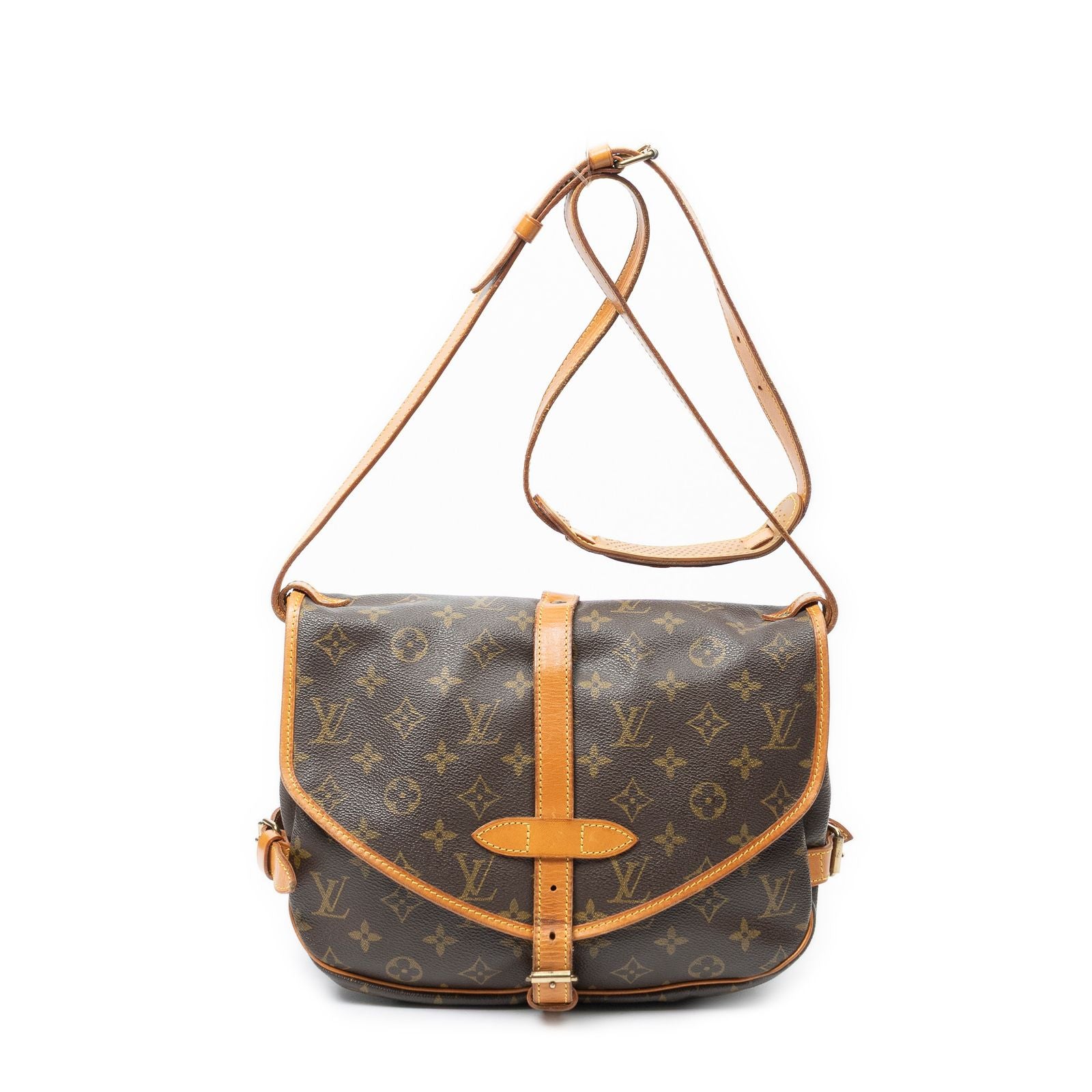 Louis Vuitton Saumur Brown Monogram Canvas