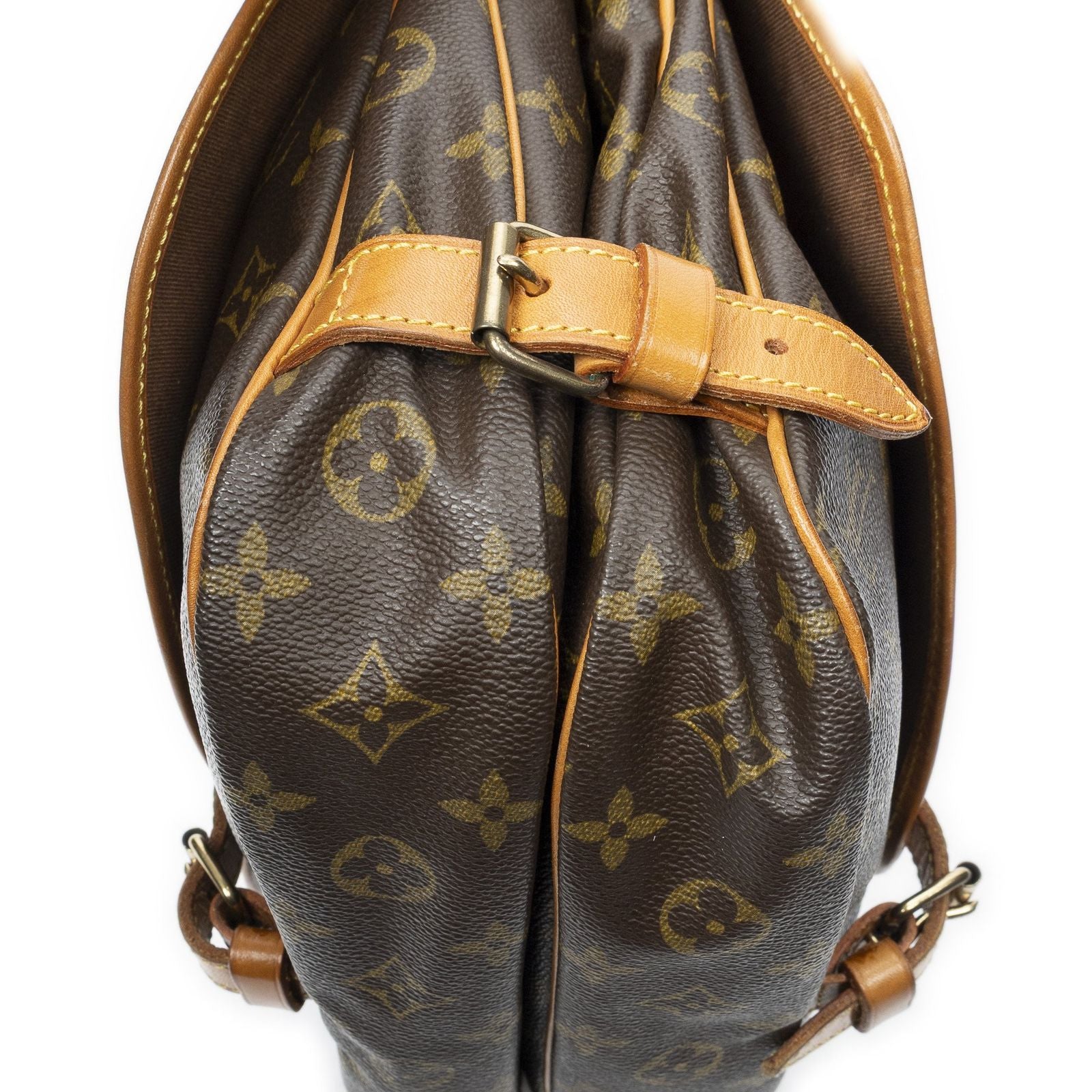 Louis Vuitton Saumur Brown Monogram Canvas — view 8