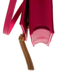 Saint Laurent Mini Tassel Kate Pink Plain Satin Canvasn Shoulder — view 7