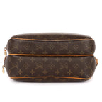 Louis Vuitton Reporter Brown Monogram Canvas Shoulder Bag