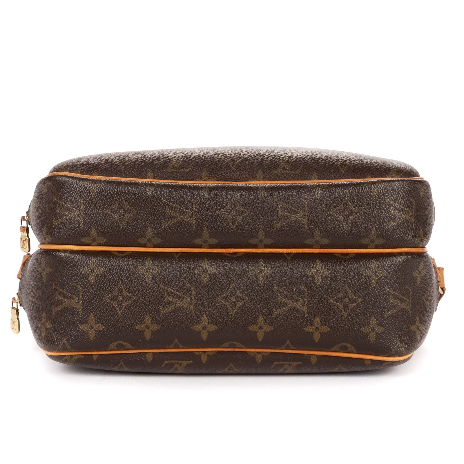 Louis Vuitton Reporter Brown Monogram Canvas Shoulder Bag