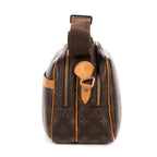 Louis Vuitton Reporter Brown Monogram Canvas Shoulder Bag
