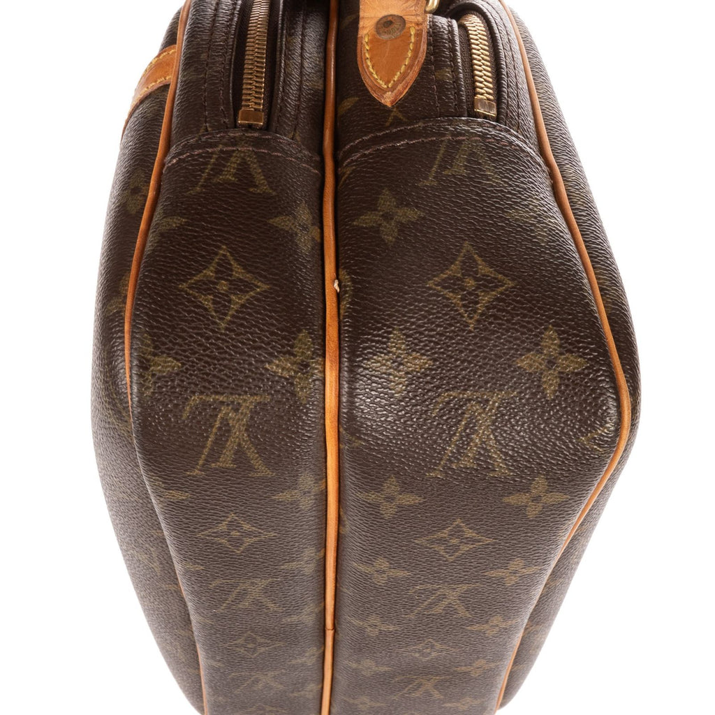 Louis Vuitton Reporter Brown Monogram Canvas Shoulder Bag