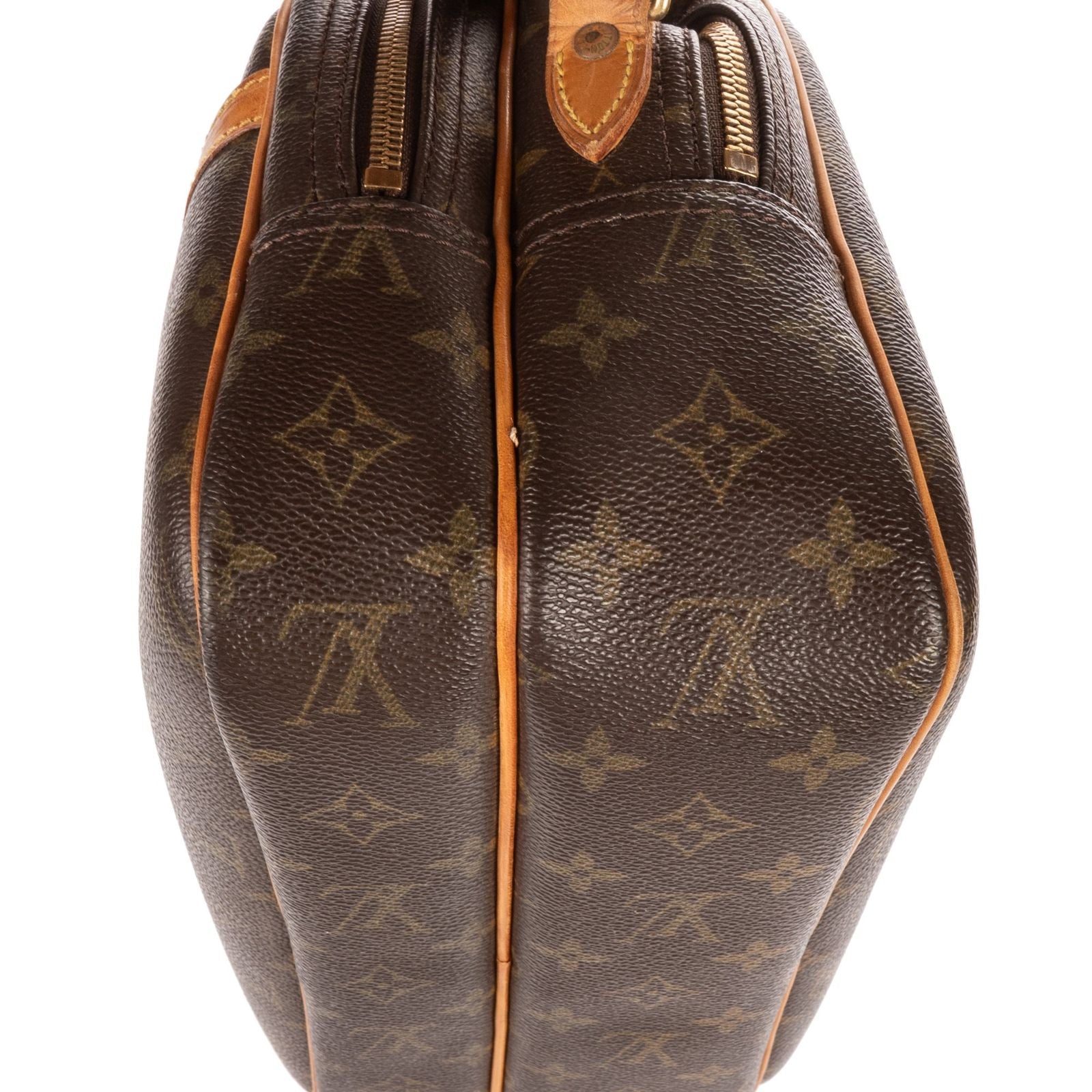 Louis Vuitton Reporter Brown Monogram Canvas Shoulder Bag