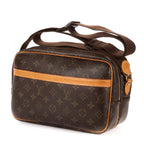 Louis Vuitton Reporter Brown Monogram Canvas Shoulder Bag