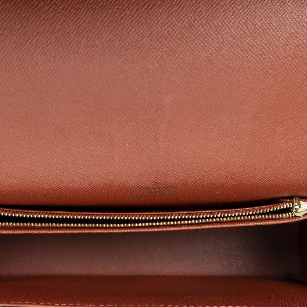 Louis Vuitton Tribeca Long Brown Damier Ebene Shoulder — view 9
