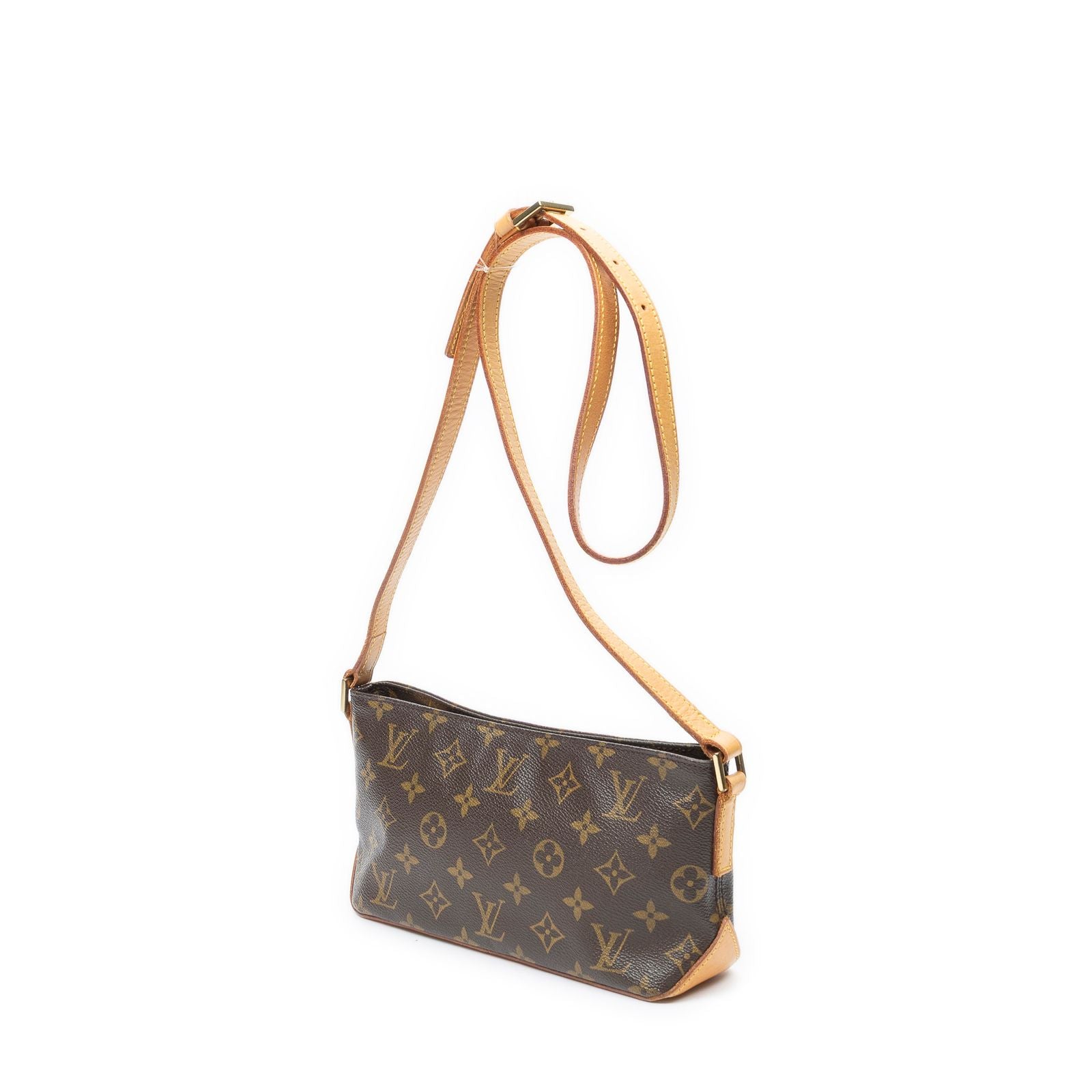 Louis Vuitton Trotter Brown Monogram Canvas Shoulder — view 2