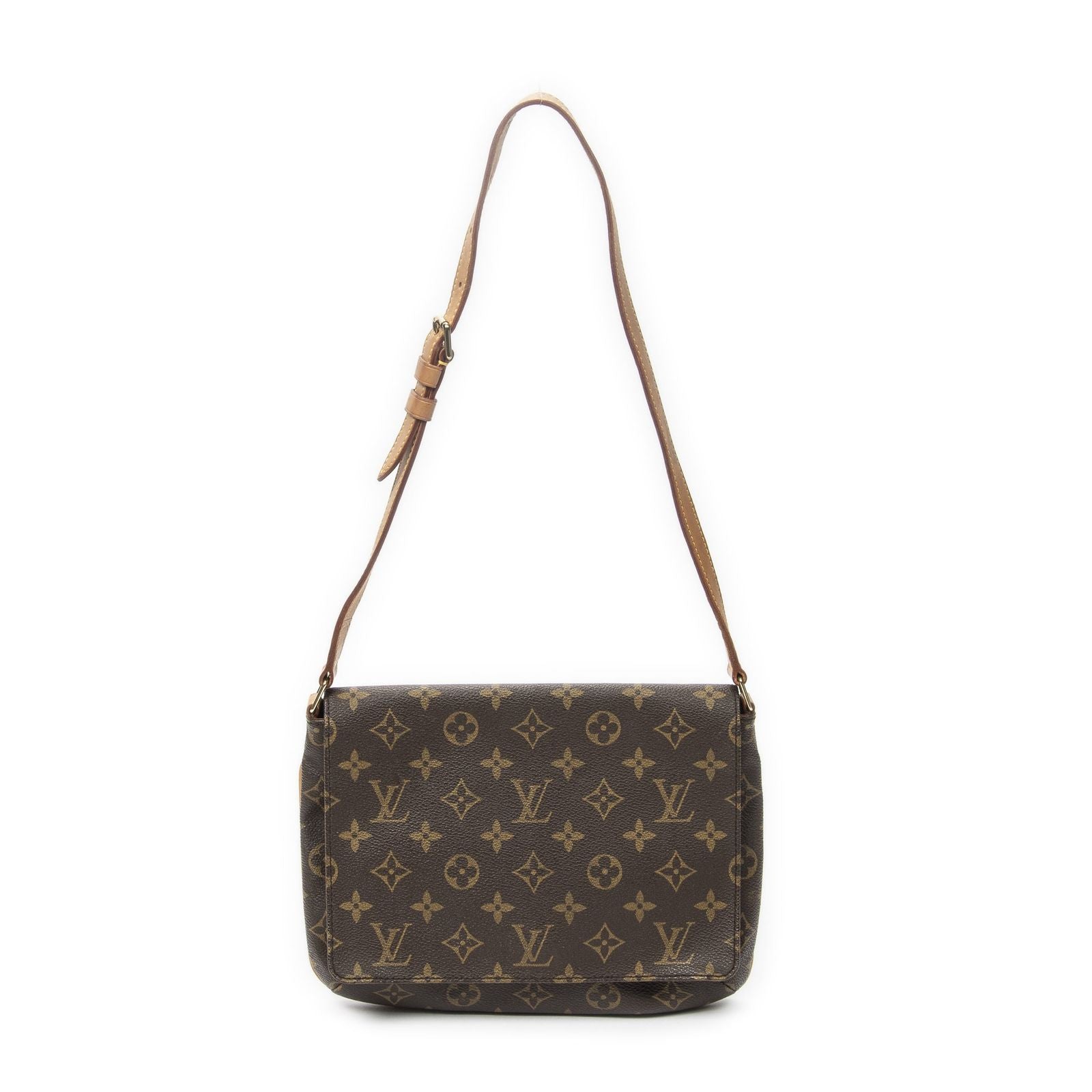 Louis Vuitton Musette Tango Brown Monogram Canvas Shoulder