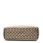 Gucci Web Medium Pop Tote Brown Beige GG Canvas — view 6