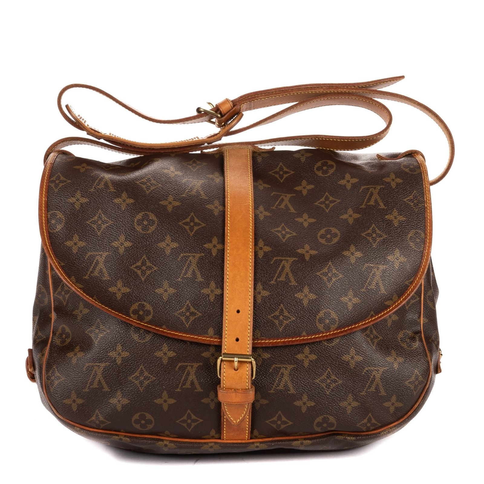 Louis Vuitton Saumur Brown Monogram Canvas — view 5