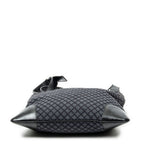 Gucci Large Square Zip Messenger Black Diamante Canvas — view 6