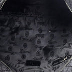 Gucci Large Square Zip Messenger Black Diamante Canvas — view 9