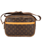 Louis Vuitton Reporter Brown Monogram Canvas Shoulder