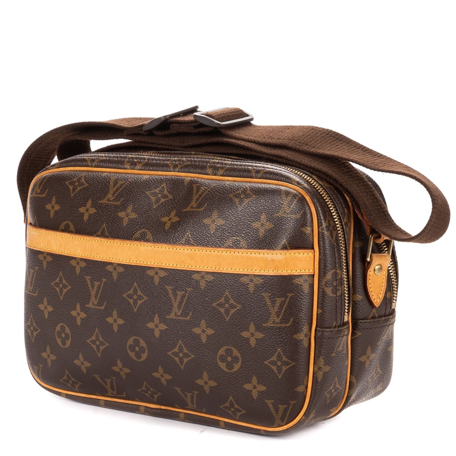 Louis Vuitton Reporter Brown Monogram Canvas Shoulder — view 2