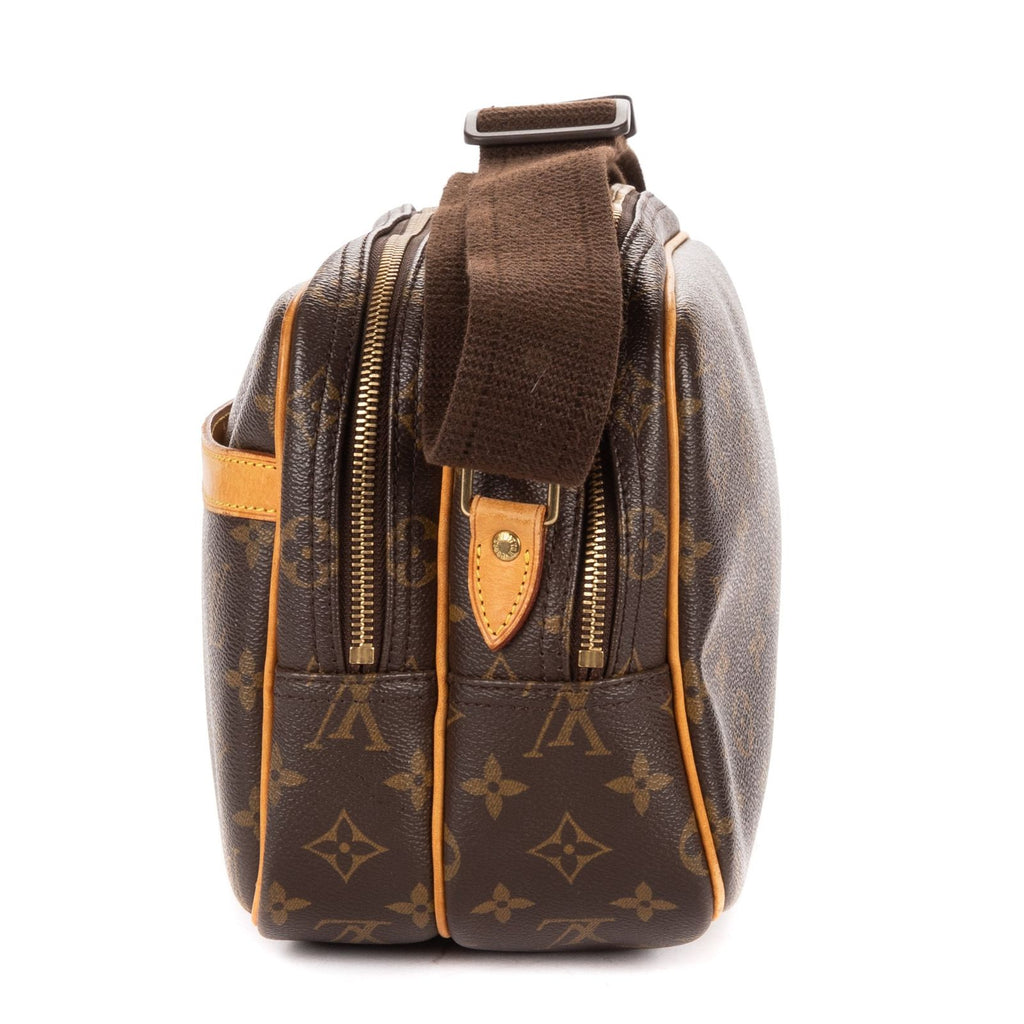 Louis Vuitton Reporter Brown Monogram Canvas Shoulder — view 3