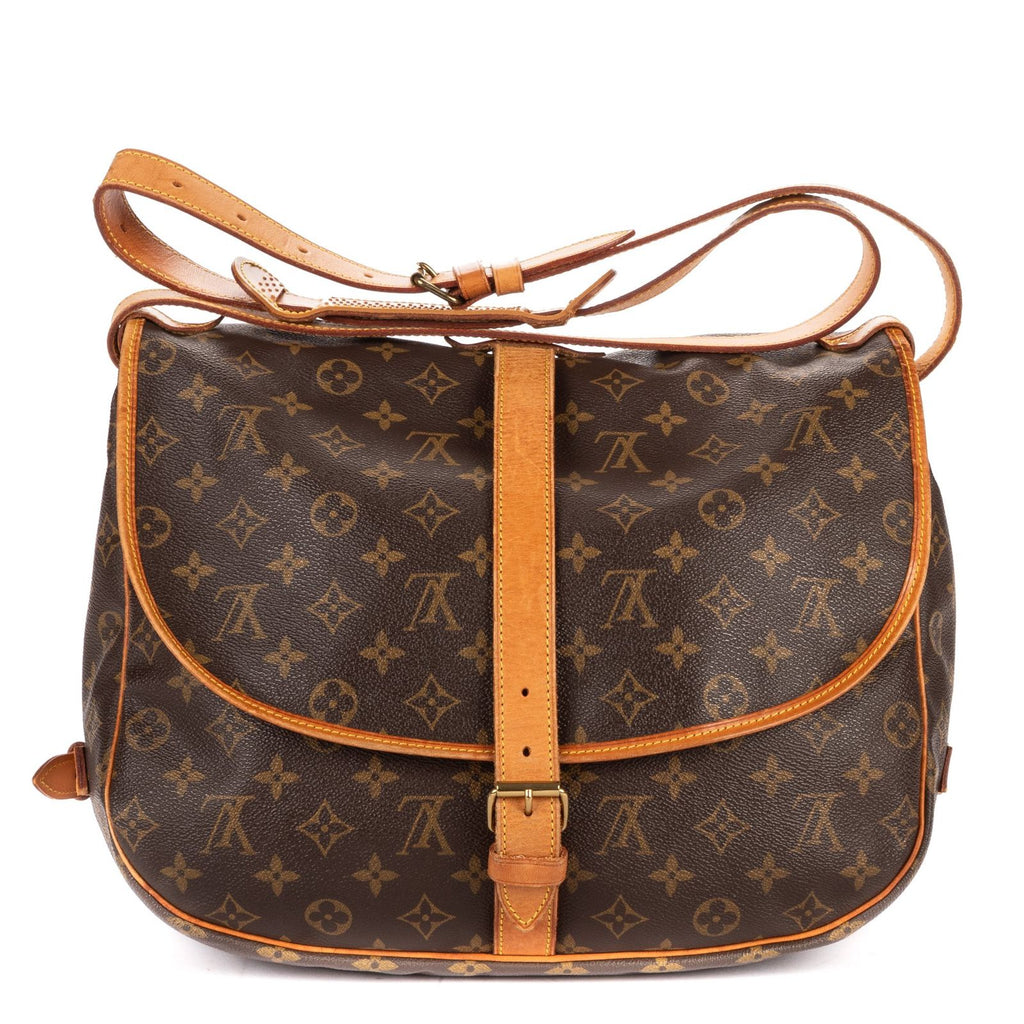 Louis Vuitton Saumur Brown Monogram Canvas — view 5