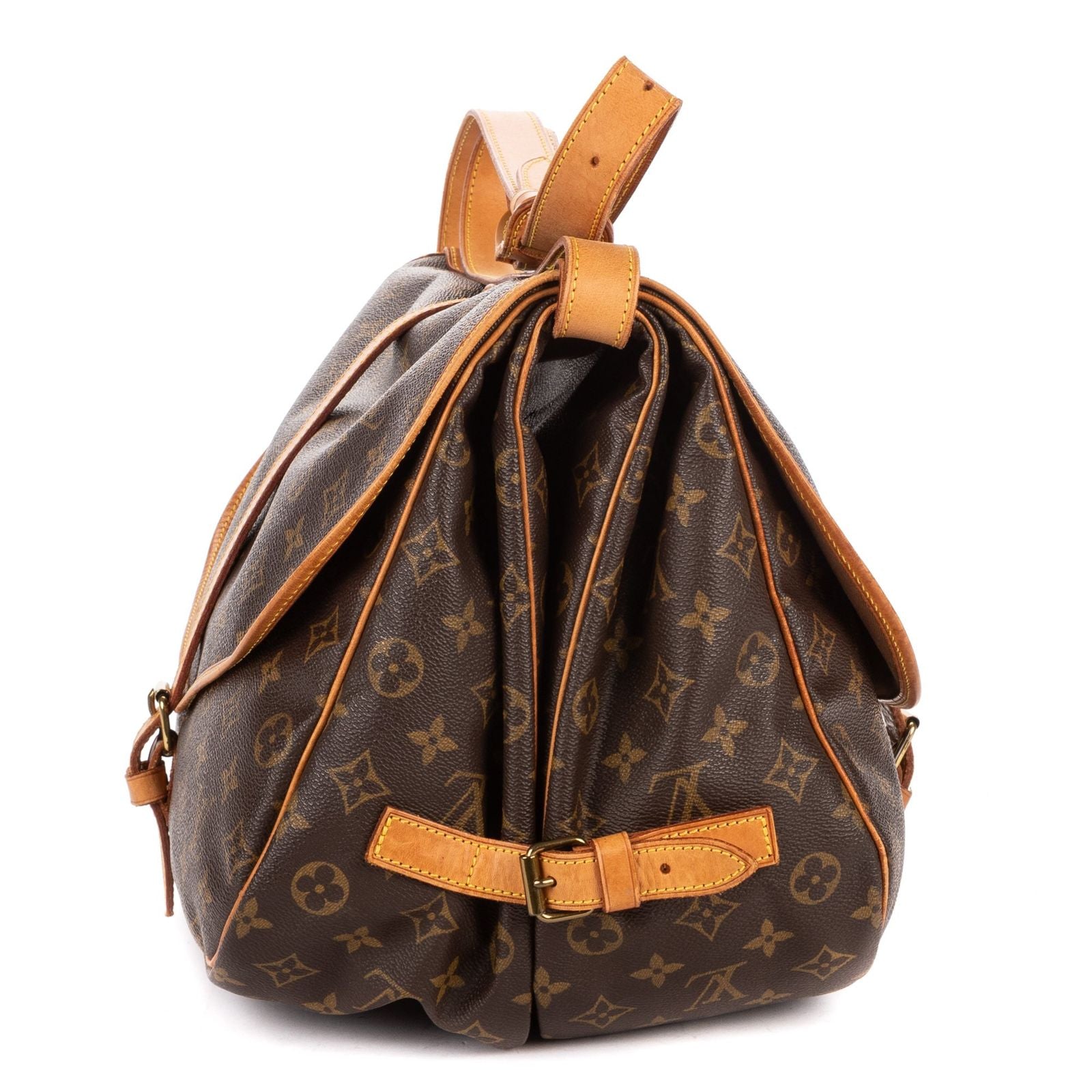 Louis Vuitton Saumur Brown Monogram Canvas — view 3