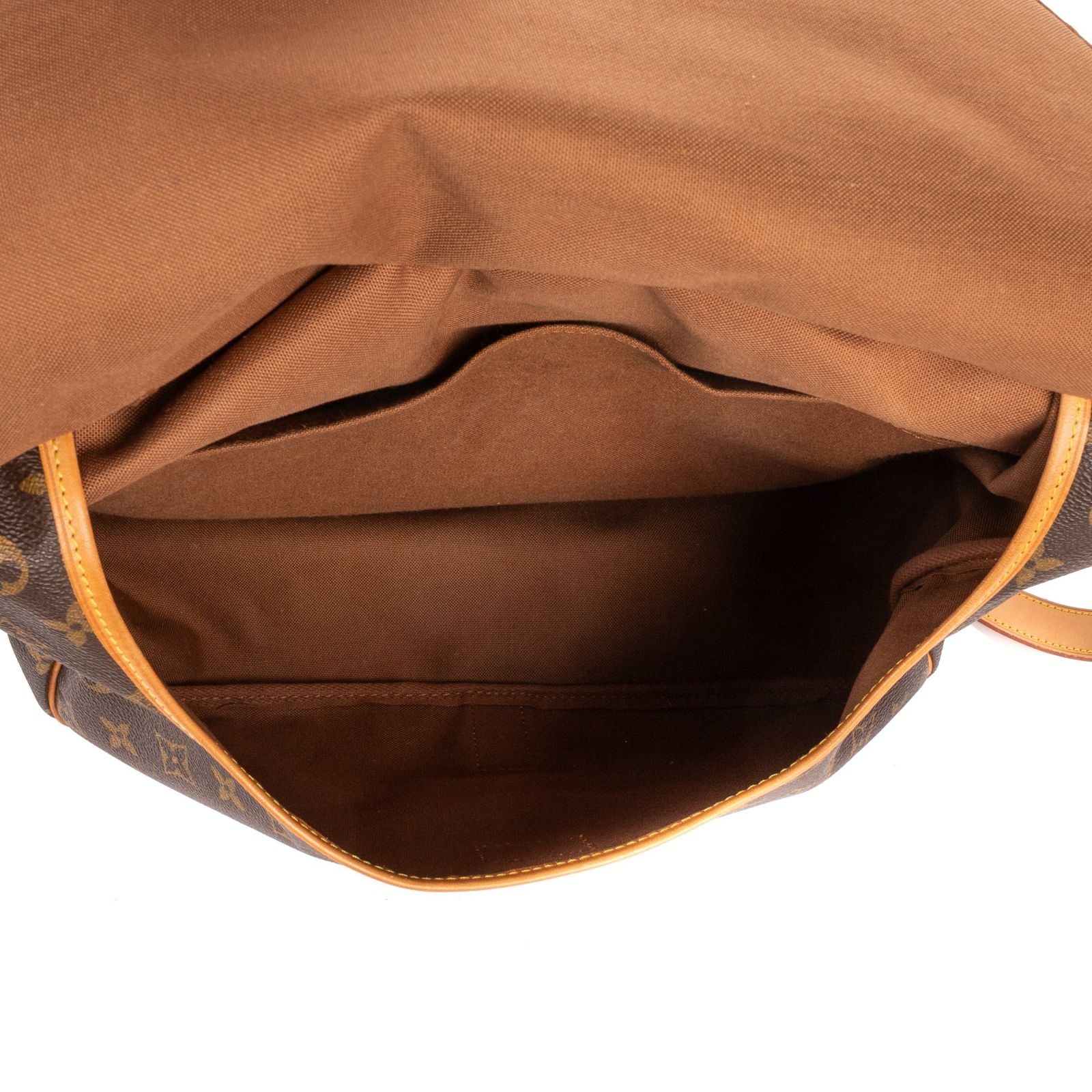 Louis Vuitton Saumur Brown Monogram Canvas — view 9
