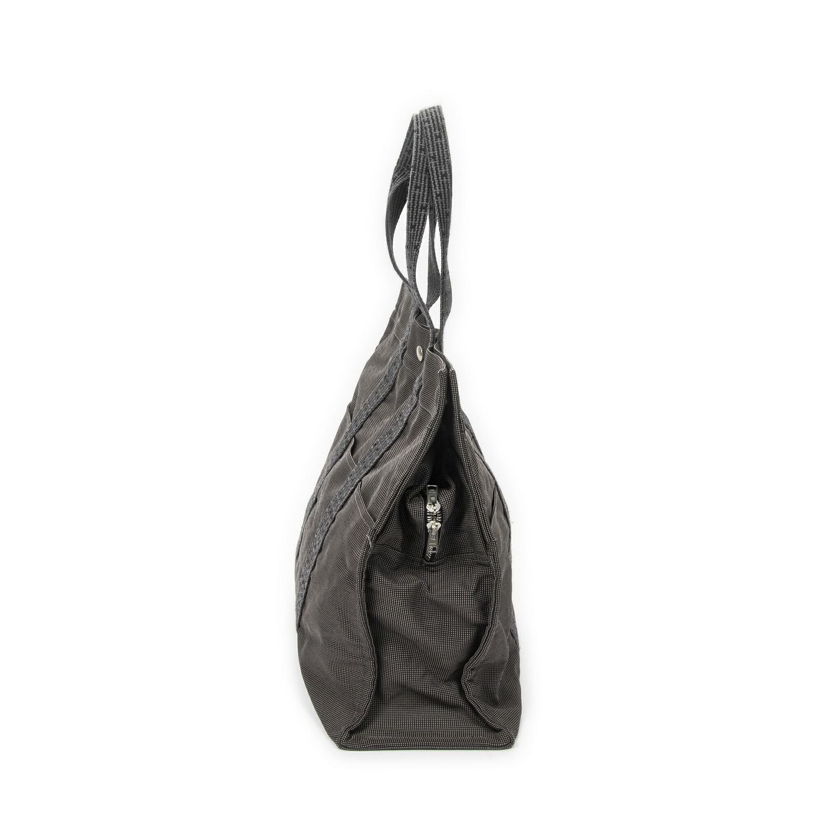 Hermes Her Line Tote Gray Canvas — view 4