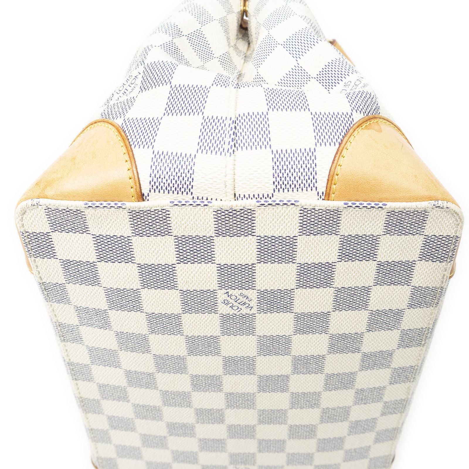 Louis Vuitton Hampstead Ivory Damier Azur Tote — view 7