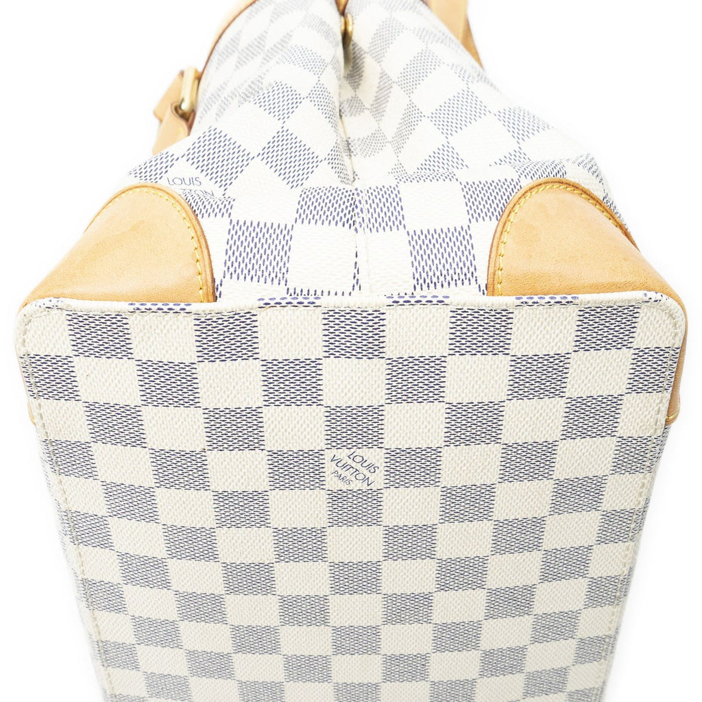 Louis Vuitton Hampstead Ivory Damier Azur Tote — view 8