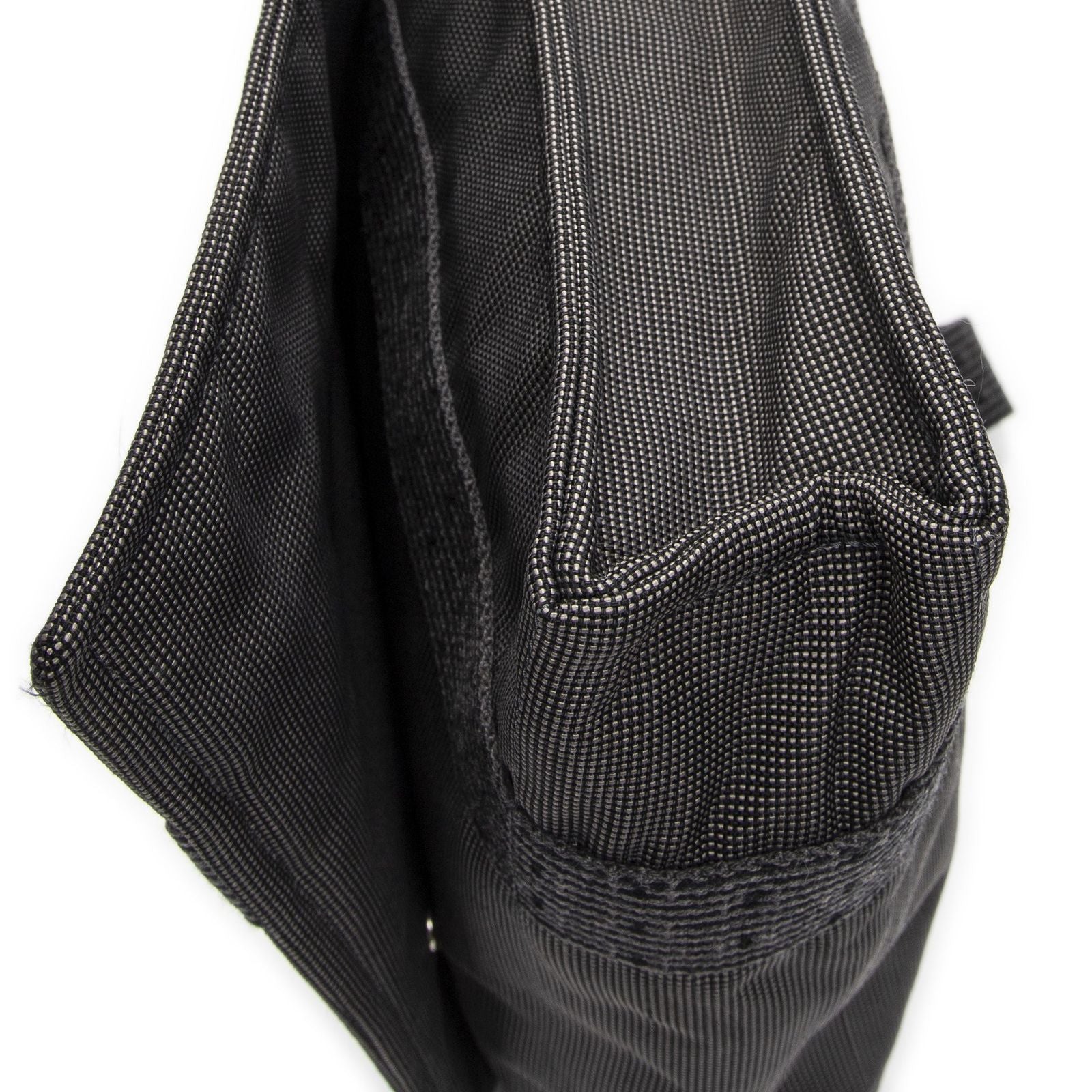 Hermes Herline Besace Gray Canvas Shoulder — view 8