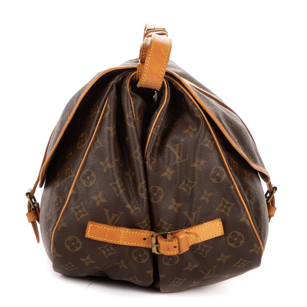 Louis Vuitton Saumur Brown Monogram Canvas — view 4