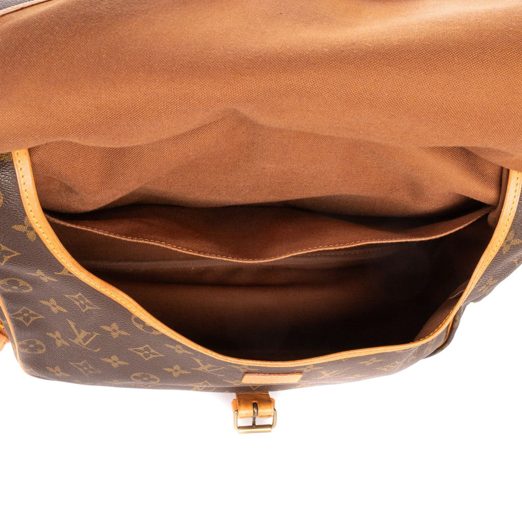 Louis Vuitton Saumur Brown Monogram Canvas — view 9