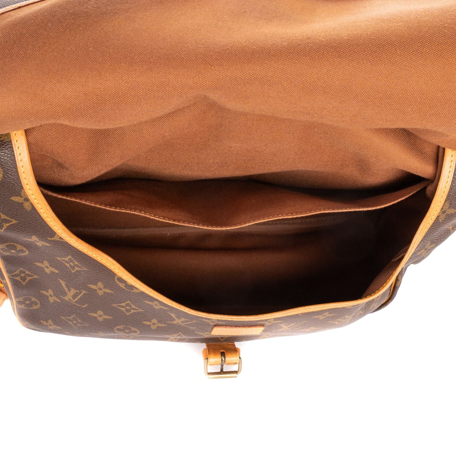 Louis Vuitton Saumur Brown Monogram Canvas — view 9