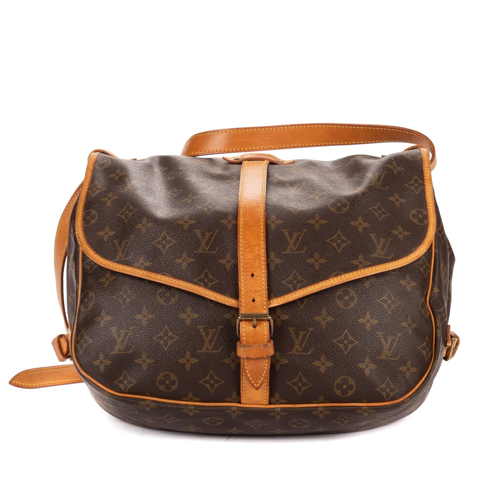 Louis Vuitton Saumur Brown Monogram Canvas