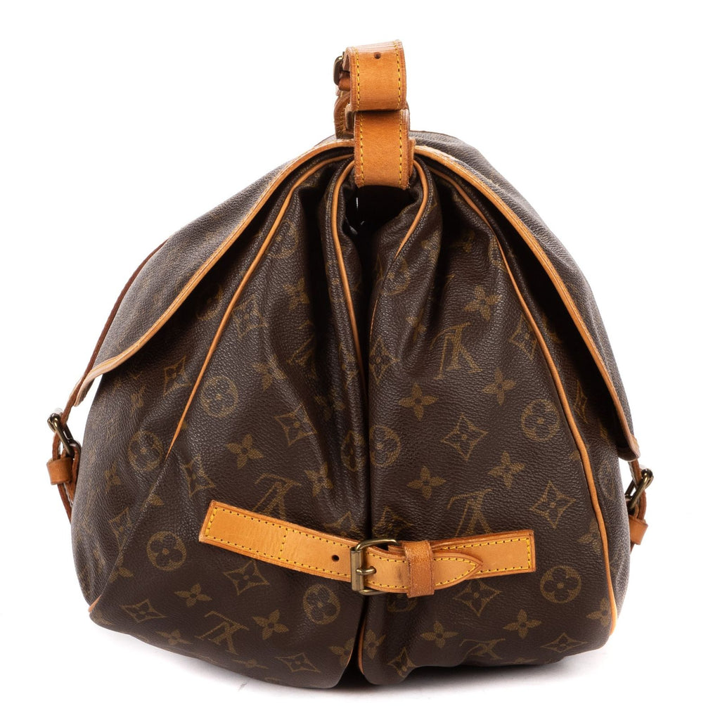 Louis Vuitton Saumur Brown Monogram Canvas — view 3